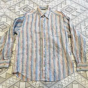 Tommy Bahama Relax Striped Linen Shirt